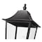 Z-Lite Gannon 3 Light Outdoor Post Mounted Fixture, 10in. W x 120.75in. H, Black 5008PHBR-519P-BK - alternate 6